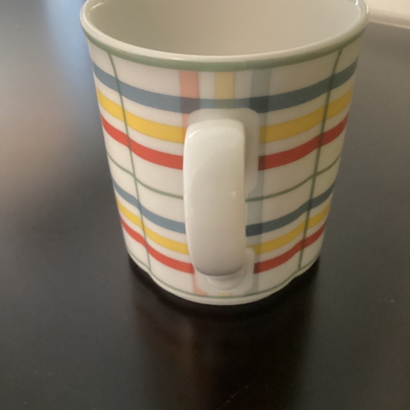 Coffee Mug Cup Villeroy Boch Switch CARU Porcelain No Lead FABULOUS PLAID NEW - Picture 6 of 7